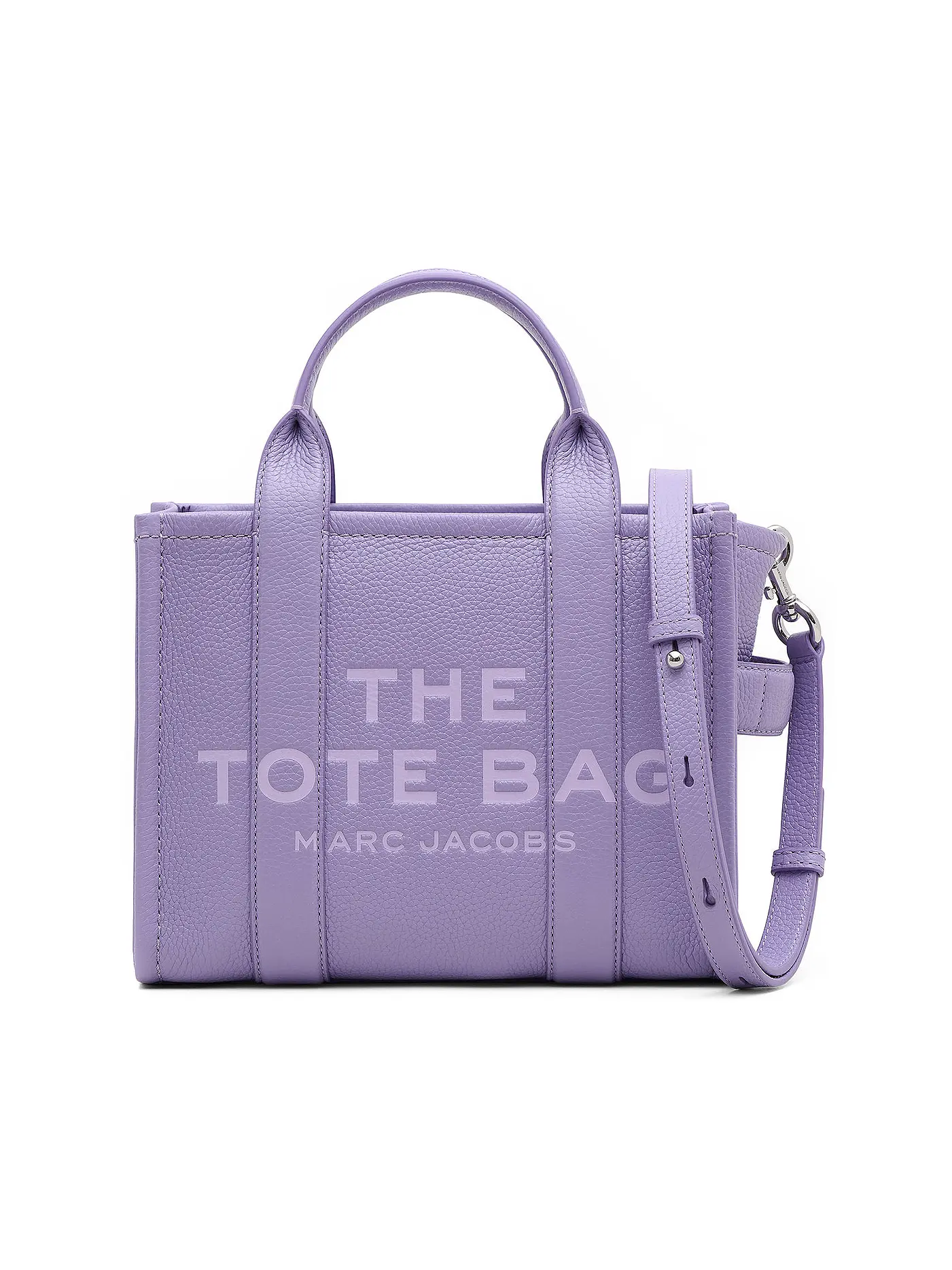 MARC JACOBS | Ledertasche - Tote Bag THE SMALL TOTE LEATHER | lila